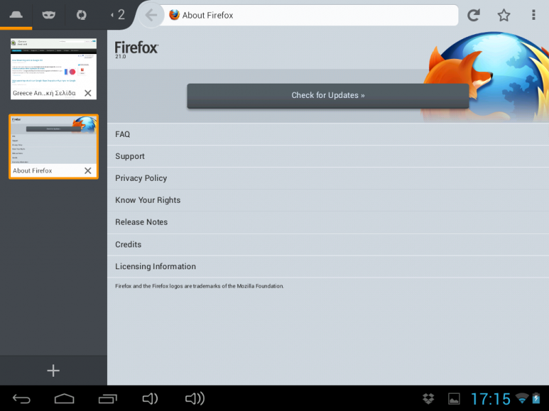 firefox app for android