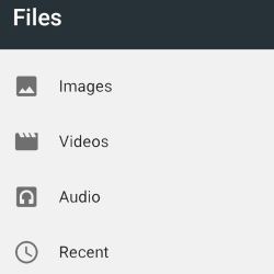 Android N File Manager